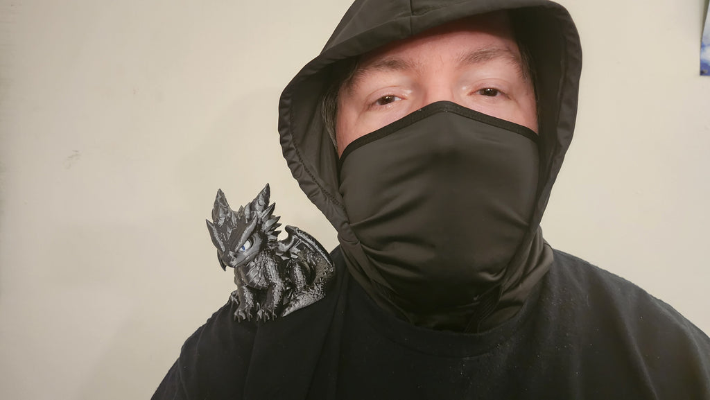 Black Dragon Shoulder Pal