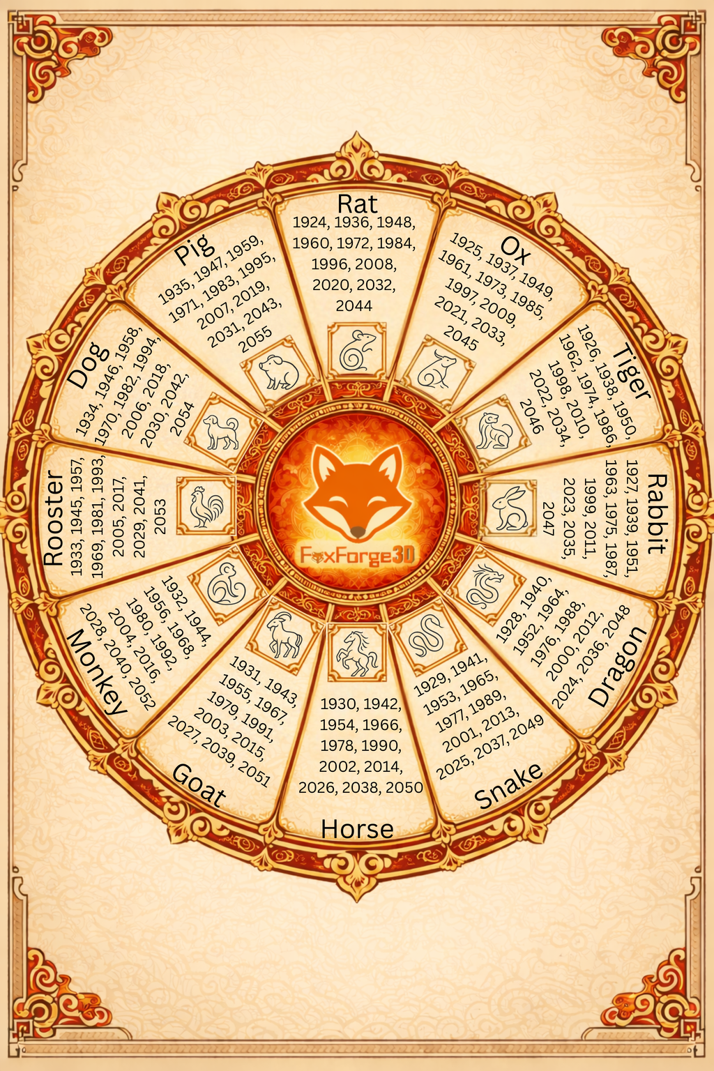 Eastern Zodiac Clickers