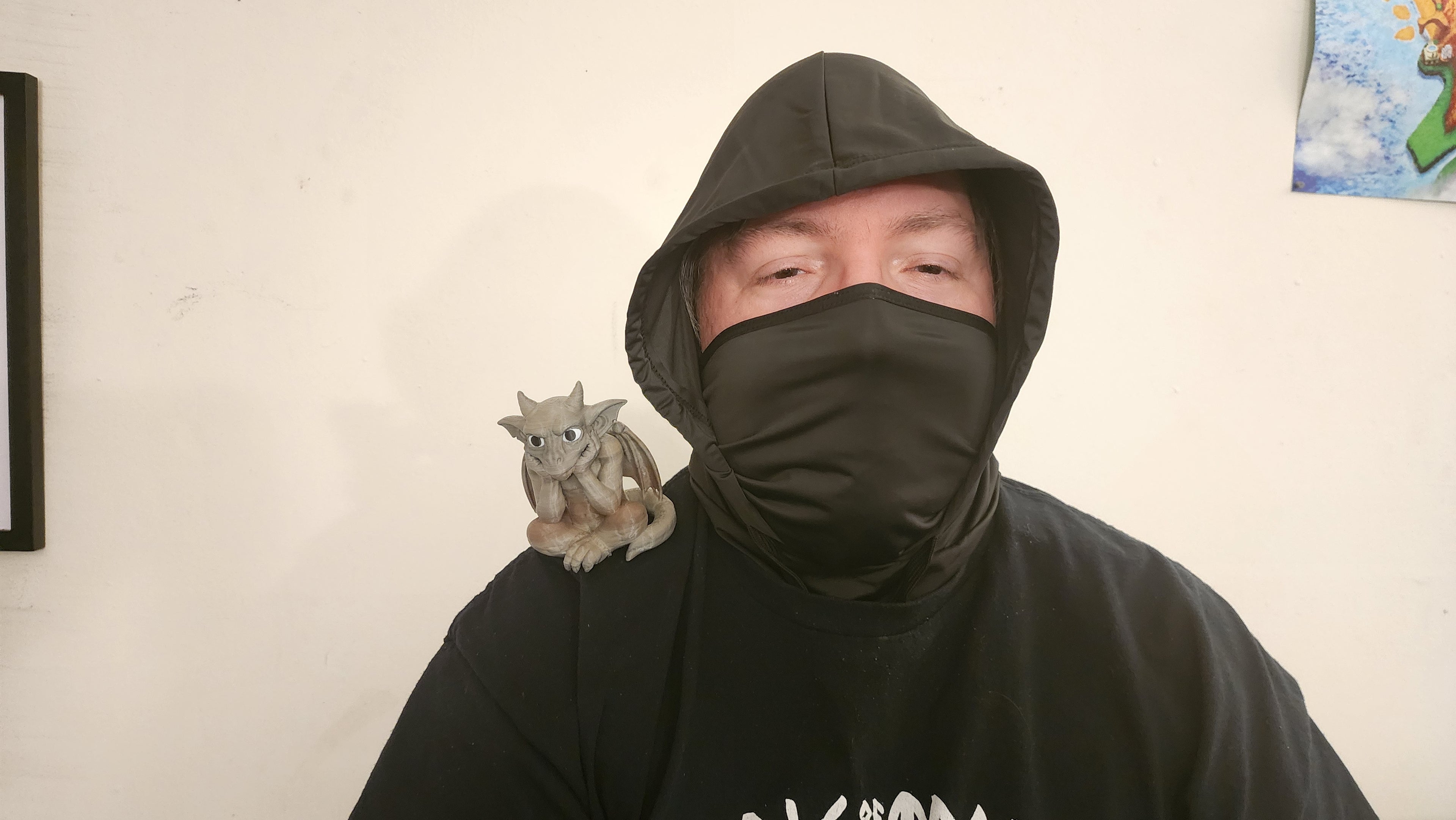 Thinker Gargoyle Shoulder Pal